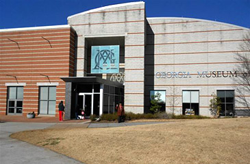 Athens Georgia USA - Georgia Museum of Art - l'ingresso