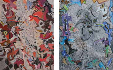 le opere esposte